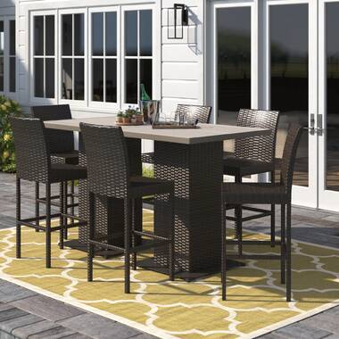 Lark Manor Anastase Pedestal Dining Set Reviews Wayfair